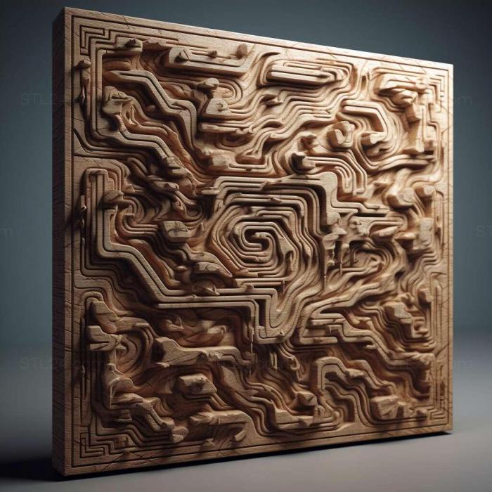Patterns and decorations (stl path 4, PATTERN_1212) 3D models for cnc